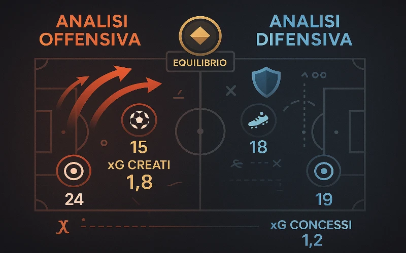 Analisi offensiva e difensiva delle squadre di Serie A: metriche e statistiche chiave